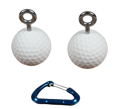 Picture of 3-1/2" Hanging Golf Balls (Set of 2)
