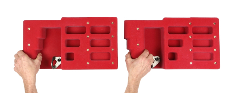 Picture of Atomik Grip Training HangBoard (3 Row)(Two pieces)