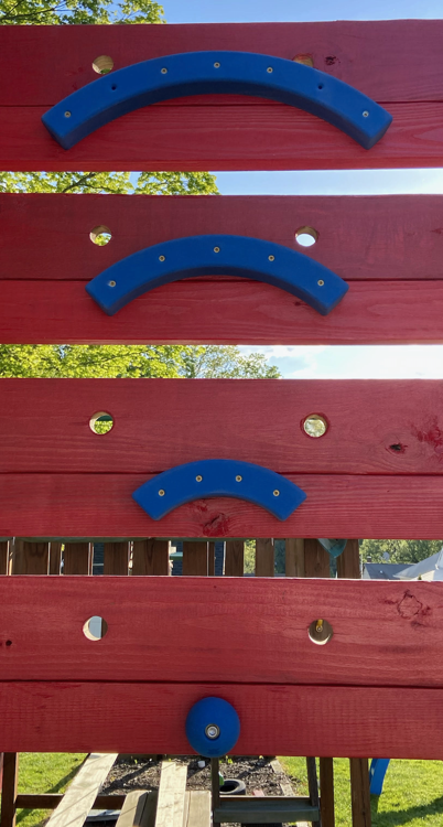 Picture of 6 Pack of ARCHED Obstacle Course Rails (Screw-On)