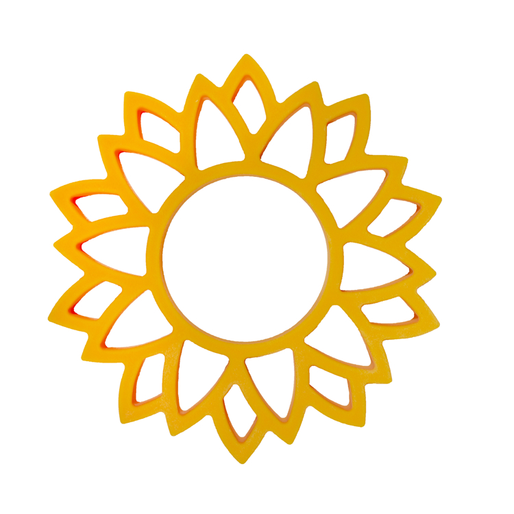 Picture of DEAL OF THE DAY Glow in the Dark Sun Flower Stepping Stone (One Only)