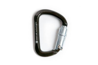 Picture of HeadRush Black Steel Locking Carabiner