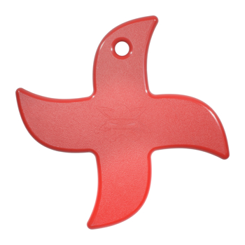 Picture of 4 Point Ninja Star (Red HDPE)