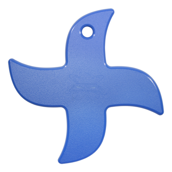Picture of 4 Point Ninja Star (Blue HDPE)