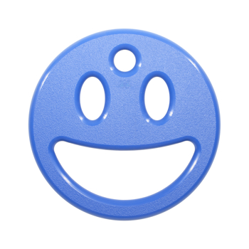 Picture of Happy Face (Blue HDPE)