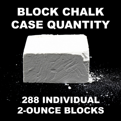 Picture of Full Case of Block Chalk (36 x 1 pound boxes)(17% SAVINGS)