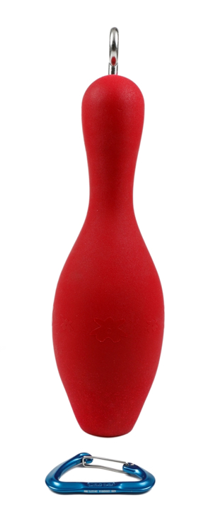 Picture of DEAL OF THE DAY Single Hanging Bowling Pin - RED