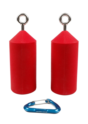 Picture of DEAL OF THE DAY 3.5" Vertical Pipes (Set of 2) - RED