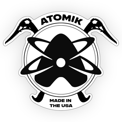 Picture of Atomik Die Cut Vinyl Dry Tooling Sticker