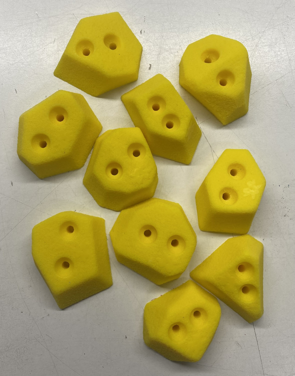 Picture of DEAL OF THE DAY 10 Angled Feet (Screw-On) - YELLOW