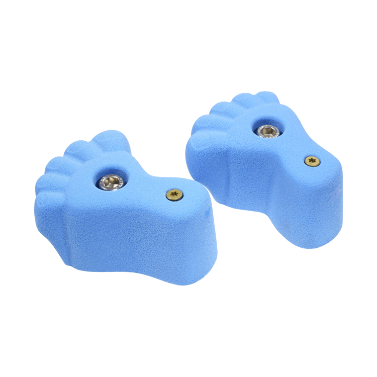 Picture of DEAL OF THE DAY 2 Pack Foot Shaped Climbing Holds (Bolt-On) - BLUE