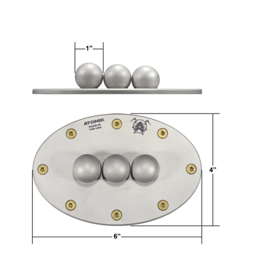 Picture of Metal Dry Tooling 3 x 1" Balls Progression