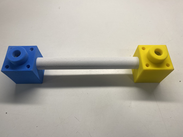 Picture of DEAL OF THE DAY Sensory Block Handlebar (Bolt-On) - BLUE AND YELLOW