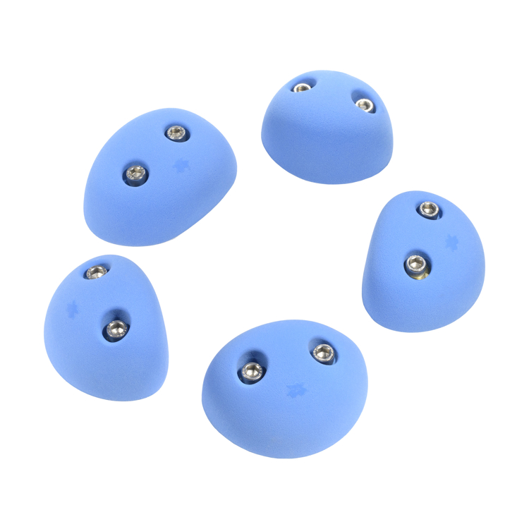 Picture of 5 Pack 2-Bolt Foothold Playground Climbing Holds Contractor Grade