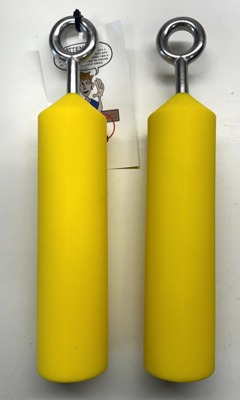 Picture of DEAL OF THE DAY 2" Vertical Pipes (Set of 2) YELLOW