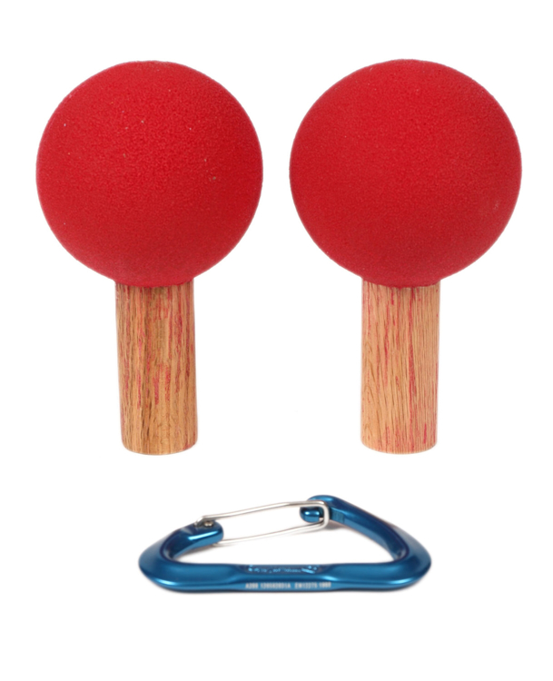 Picture of DEAL OF THE DAY Peg Board Balls / Balls 3.5" (Set of 2) FLUORESENT MEDIUM BLUE