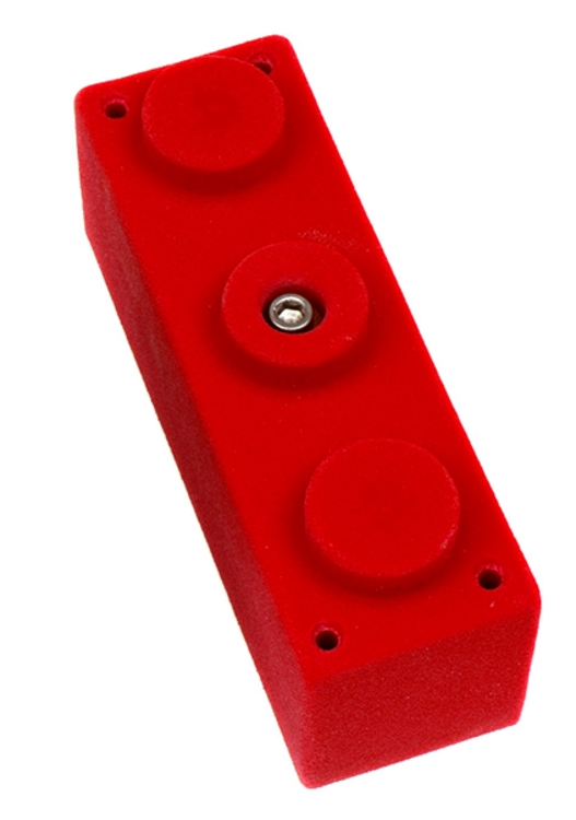 Picture of Deal of the Day: 1 Three Knob Block - Red