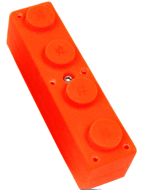 Picture of Deal of the Day: 1 Four Knob Block - Red