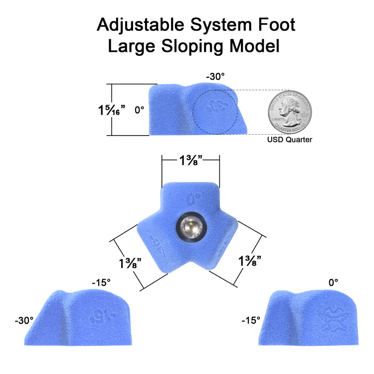 Picture of Adjustable System Footholds (Bolt-On) (Set of 2)