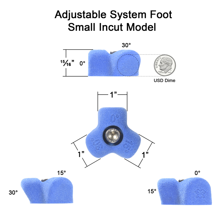 Picture of Adjustable System Footholds (Bolt-On) (Set of 2)