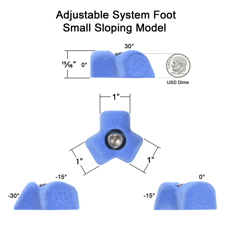 Picture of Adjustable System Footholds (Bolt-On) (Set of 2)