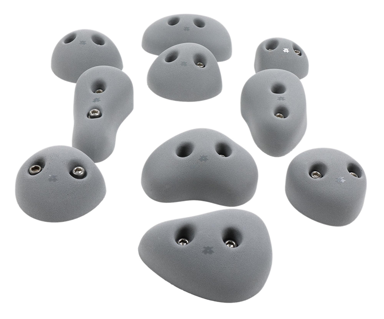 Picture of DEAL OF THE DAY 10 Pack 2-Bolt Playground Climbing Holds Contractor Grade BRIGHT TONES #1