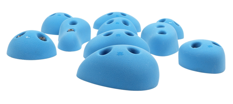 Picture of DEAL OF THE DAY 10 Pack 2-Bolt Playground Climbing Holds Contractor Grade BRIGHT TONES #1