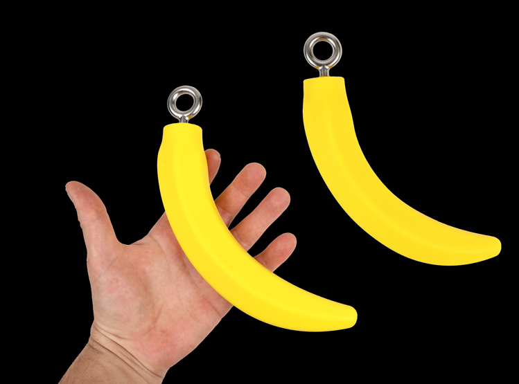 Picture of DEAL OF THE DAY Atomik Hanging Bananas (Set of 2)(Child Rated to 120 pounds)  YELLOW