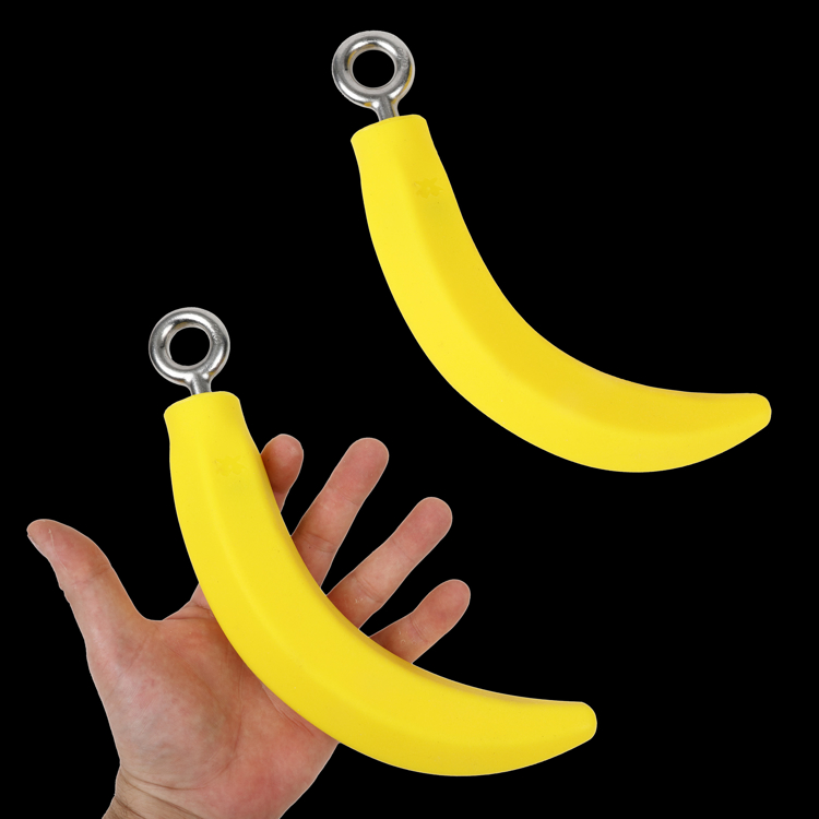 Picture of DEAL OF THE DAY Atomik Hanging Bananas (Set of 2)(Adult Rated to 220 pounds) YELLOW