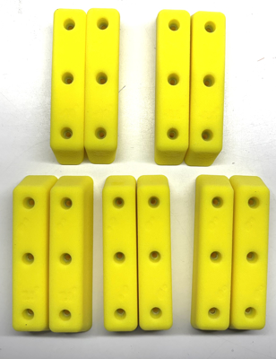 Picture of DEAL OF THE DAY Screw-On Adjustable Pinches (Sold in sets of 10)  YELLOW