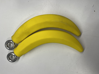 Picture of DEAL OF THE DAY Atomik Hanging Bananas (Set of 2)(Adult Rated to 220 pounds) YELLOW